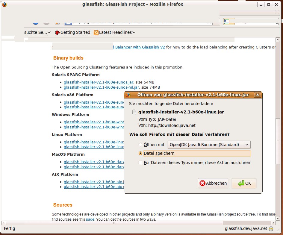 glassfish for linux glassfish for linux